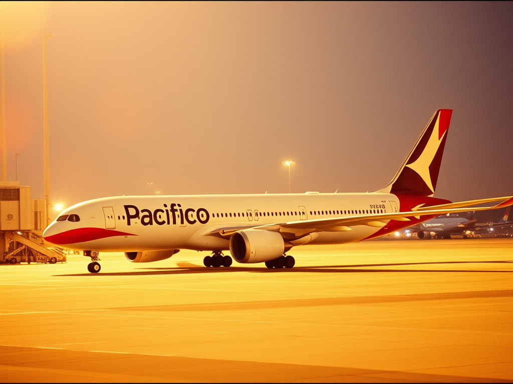 Air Pacifico 787 at Sydney Airport